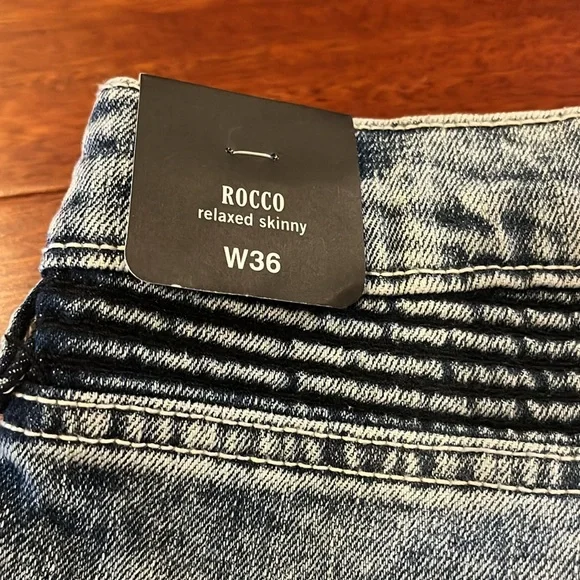 “True religion”, “Rocco” relax skinny W 36 jeans motto style - Picture 6 of 16